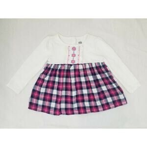 Kids Headquarters toddler Girls plaid shirt tunic size 2T